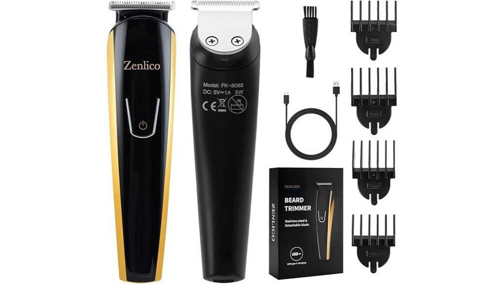 Best Travel Beard Trimmers with Compact Locking Switches 5 men s rechargeable beard clippers