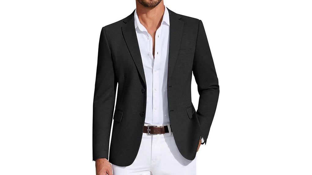 Travel Blazers (Wrinkle-Free & Unstructured) Keep You Sharp 3 mens knit sport blazer