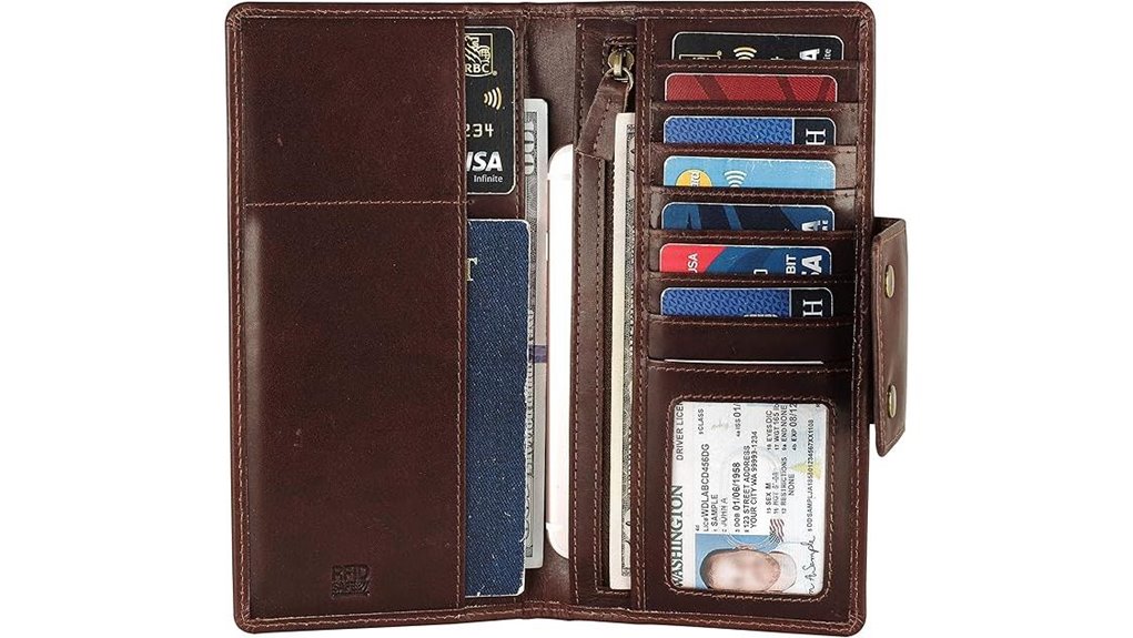 Top Travel Wallets for Tall Banknotes (Multi‑Currency) 6 meraki rfid blocking leather wallet