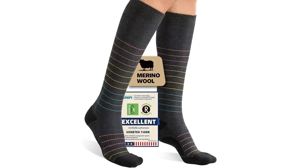 Ultimate Compression Socks for Long Flights: Graduated Comfort 14 merino compression knee socks
