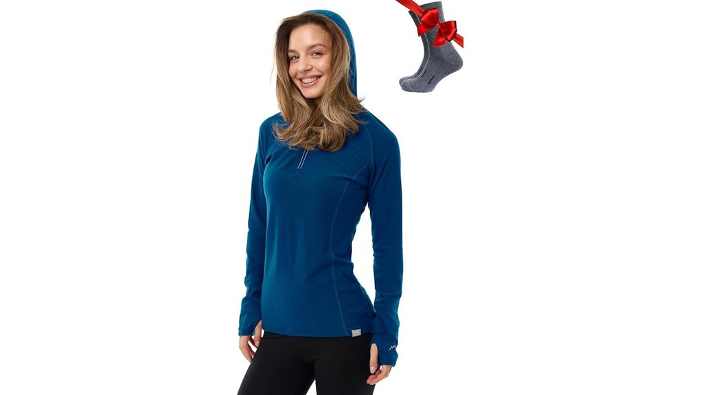 merino tech slim merino hoodie