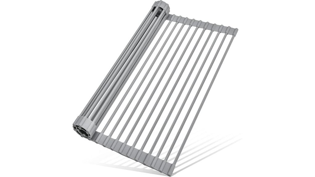 Over-sink drying rack (roll-up) the Ultimate Counter Saver 15 merrybox roll up dish rack