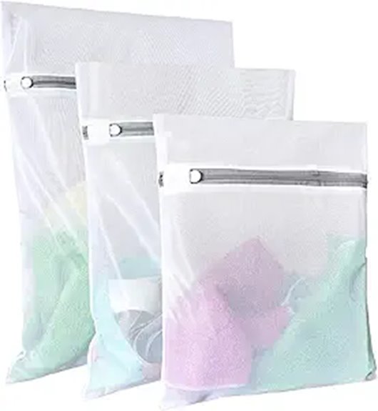 Best Sock wash bag (mesh) for Effortless Laundry Days 6 mesh lingerie laundry three pack