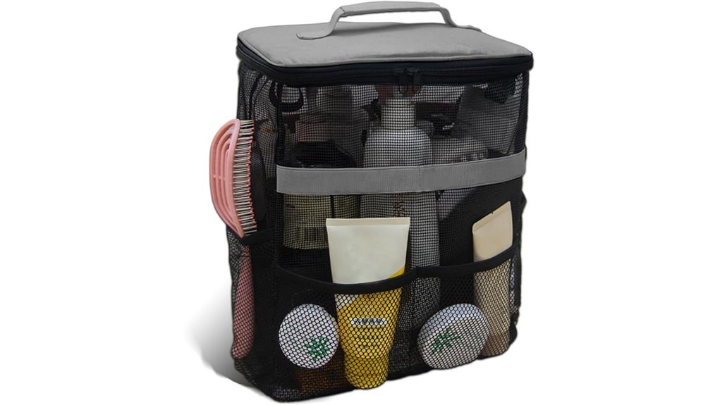 Quick-Dry Mesh Travel Shower Bags Hostels Travelers Love 13 mesh quick dry shower caddy