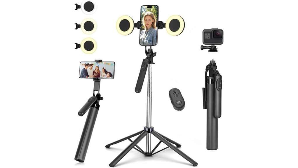 Best Compact Phone Tripods for Stable, Lightweight City Nights 2 metal 70 inch selfie tripod remote