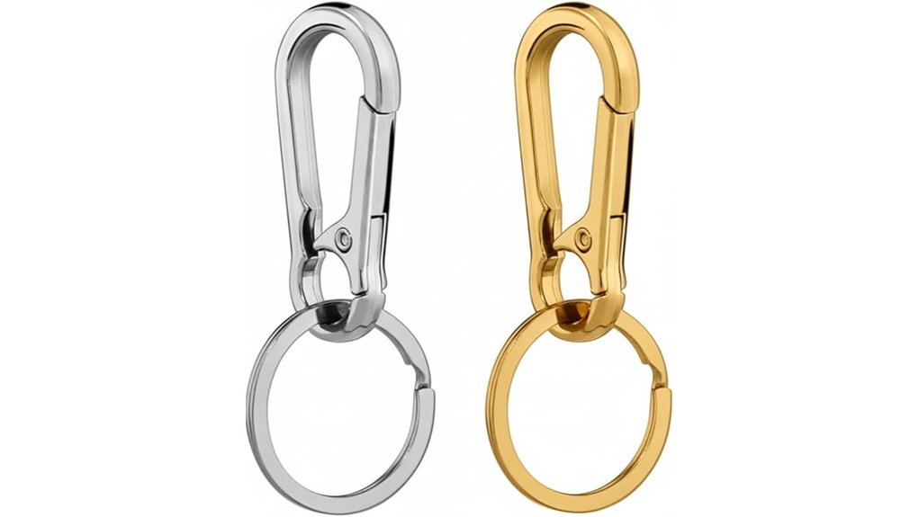 metal clip keychain organizer