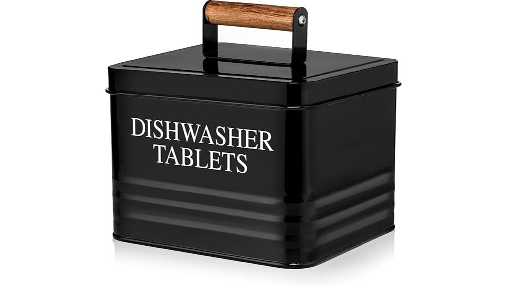 Best Dishwasher Pod Containers That Keep Your Sink Spotless 13 metal dishwasher lidded holder