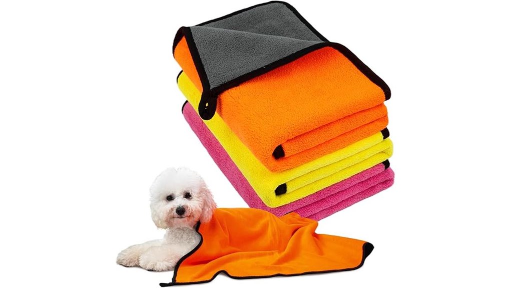 Lint‑Free Pet Towels that Keep Your Pet Quick‑Dry On The Go 8 micooyo quick dry 3 pack towels