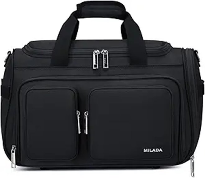 Underseat Bags with Easy-Grab Top Handles That Make Aisle Travel a Breeze 6 milada lightweight underseat duffle