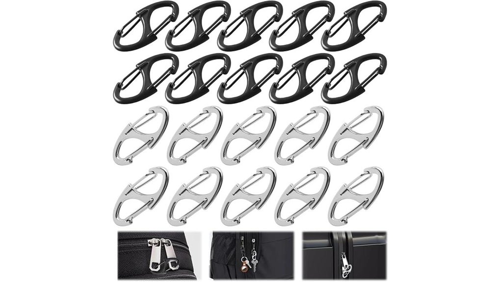 The Top Zipper‑Lock Solutions for Backpacks: Key vs Combo 15 milake 20 piece anti theft clips