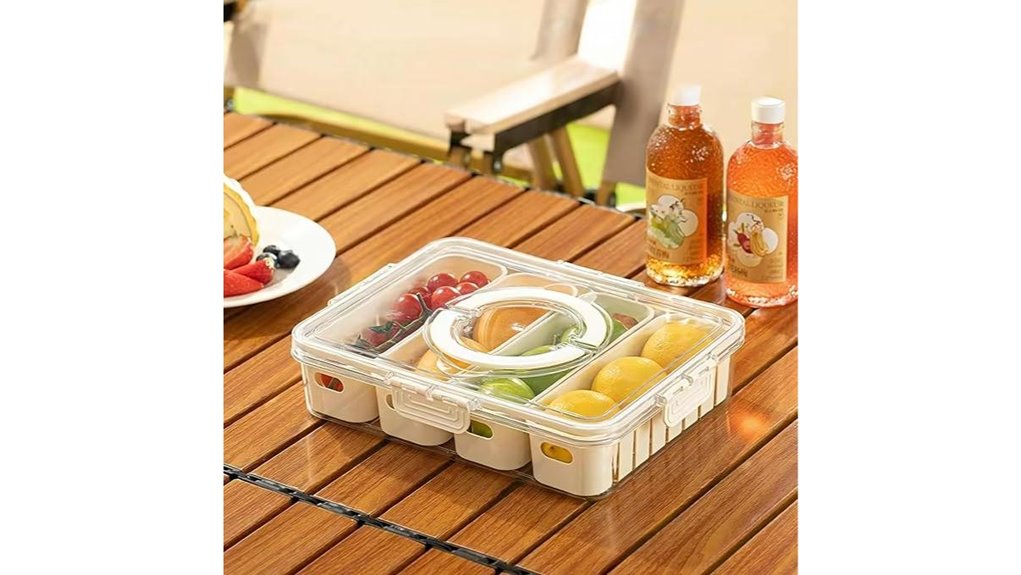 Stackable Snack Organizers That Keep Snacks Fresh On the Go 14 minesign divided snackle lids