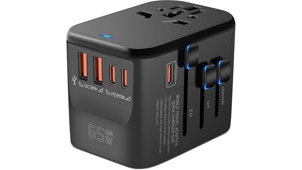 Top USB‑C GaN Chargers with EU/UK/US Plug Set (Modular) 12 mingtong 65w gan adapter