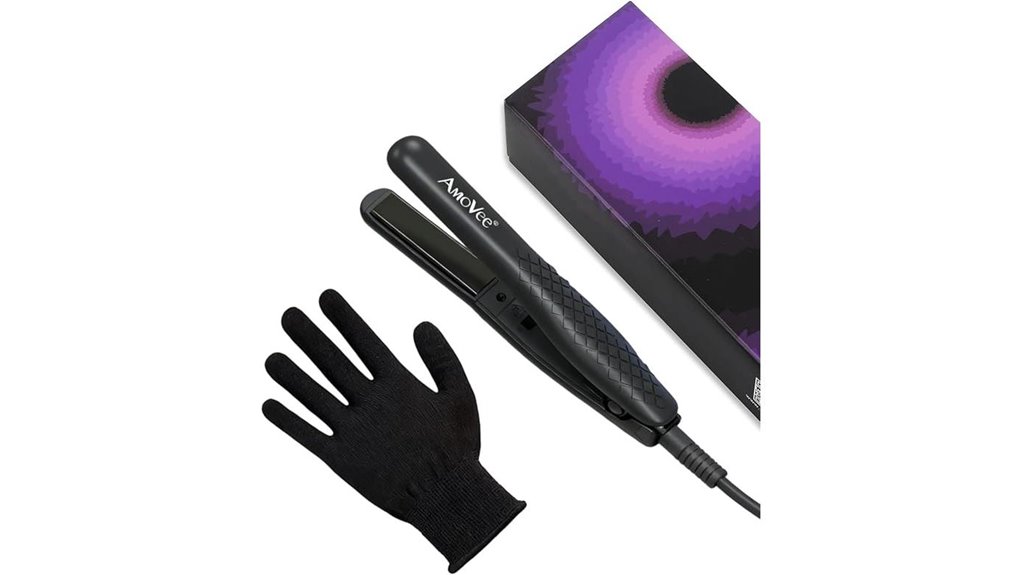mini 0 7 inch dual voltage straightener