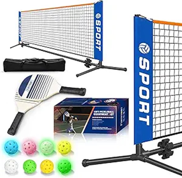 Must-Have Travel Pickleball Sets Every Player Will Love 14 mini 10ft pickleball set