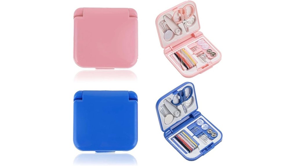 Top Mini Sewing Kits To Fix Clothing Disasters 4 mini 2 pack sewing kit