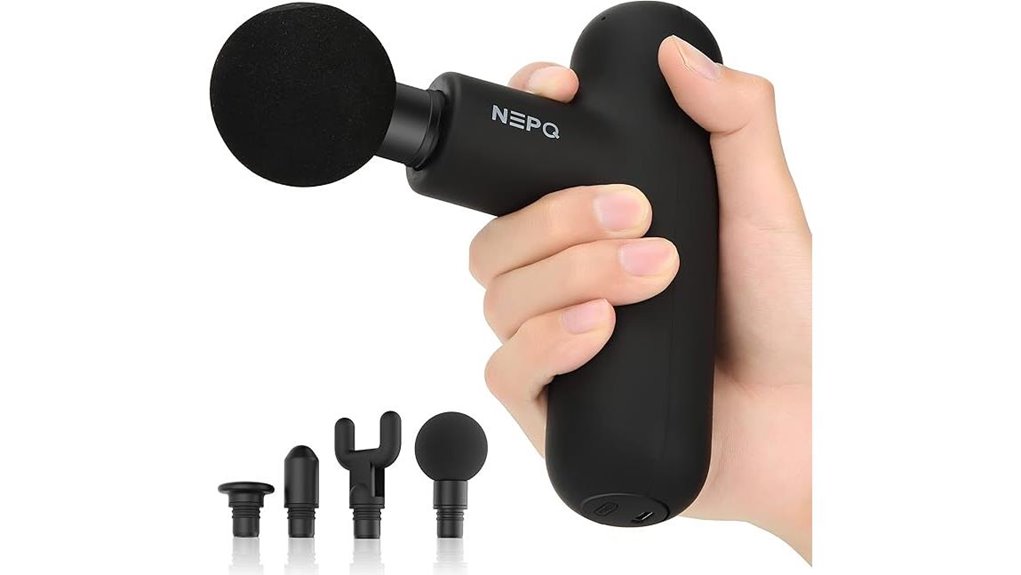 Best Travel Massage Guns (Mini Size) You’ll Want in Your Bag 11 mini 4 head rechargeable gun