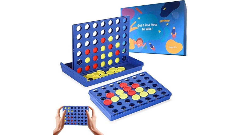 Best Portable Board Games Every Traveler Will Love 3 mini 4 in a row travel game