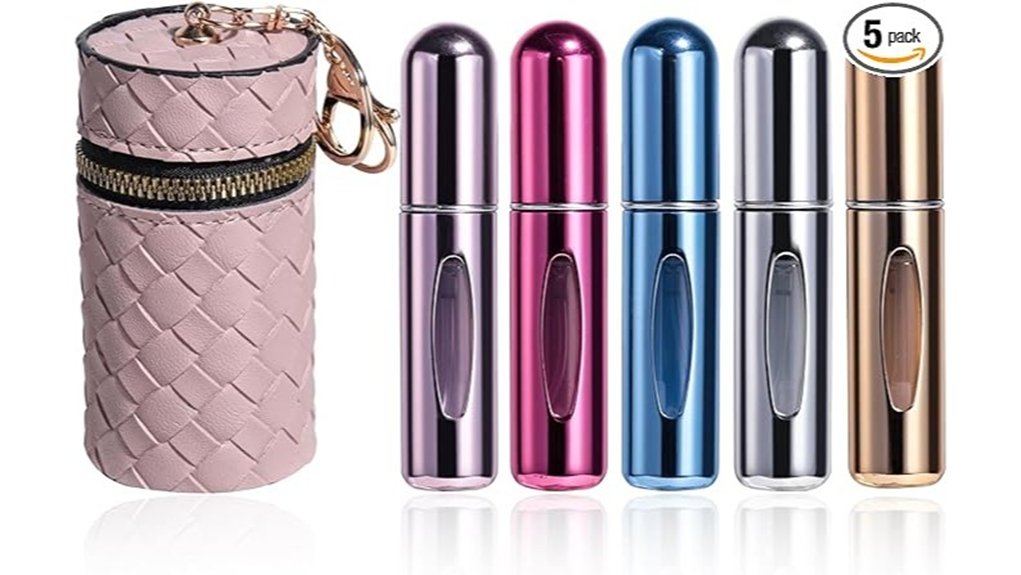 Best Refillable Atomizers for Toiletries: Mister vs Pump 2 mini 5ml refillable atomizer