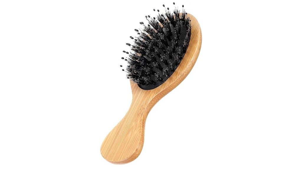 Travel Hairbrushes for Thick Hair: Compact Picks That Work 10 mini 6 inch boar brush