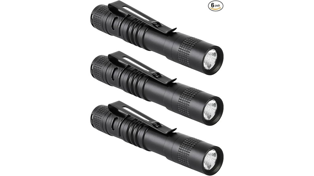 LED Clip Lights for Travel Bags That Keep You Visible 4 mini aaa 500lm penlights