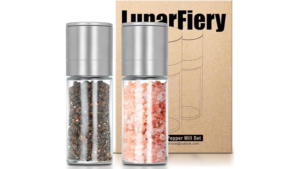 mini adjustable pepper salt grinder