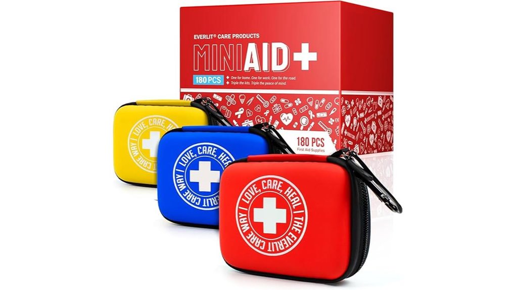 The Mini First-Aid Kits Urban Travelers Must Pack – Real Essentials 10 mini aid 180 piece kit trio