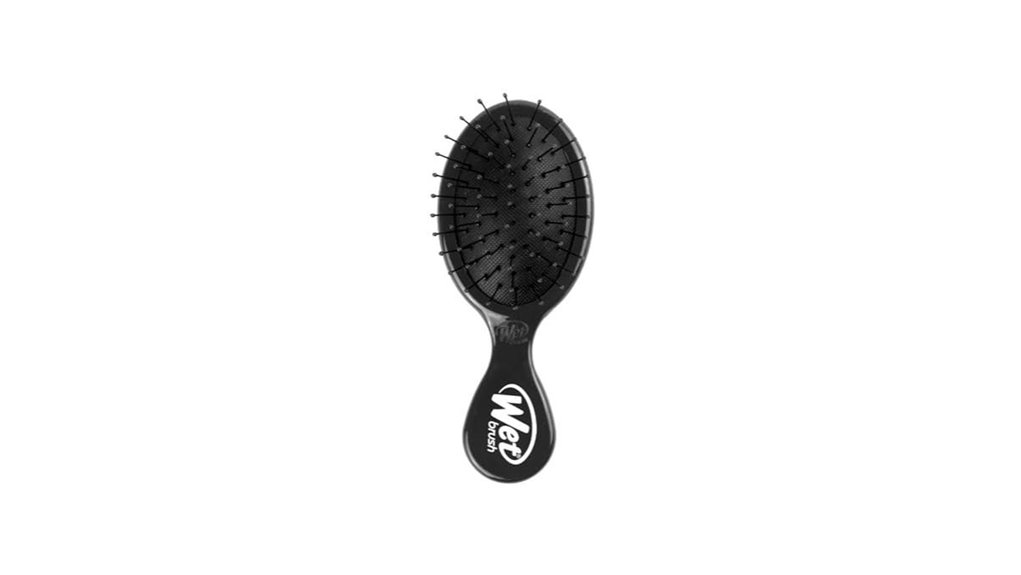 Mini Hairbrushes That Detangle Gently — No Snapping Needed 7 mini black detangler brush