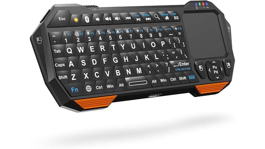 The Travel Keyboard + Trackpad Combo (Compact) That Sticks 8 mini bluetooth keyboard touchpad