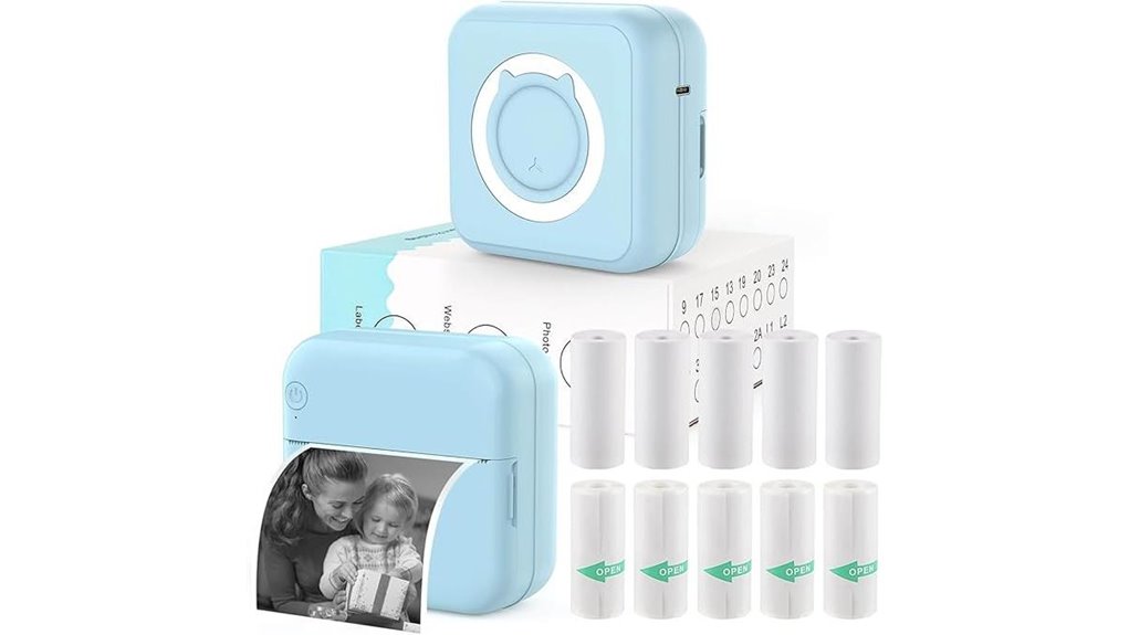 Portable Photo Printers With Bluetooth Worth Bringing Home 9 mini bluetooth sticker printer