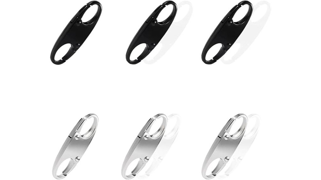 Best Anti-Theft Zipper Clips for Backpacks You Can Trust 15 mini carabiner black white