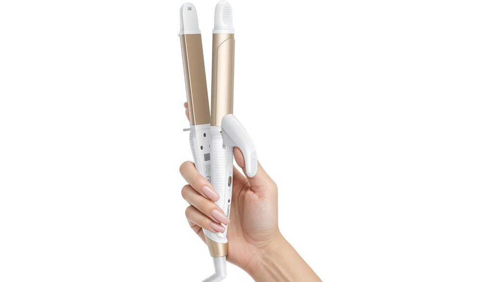 mini dual voltage curling iron