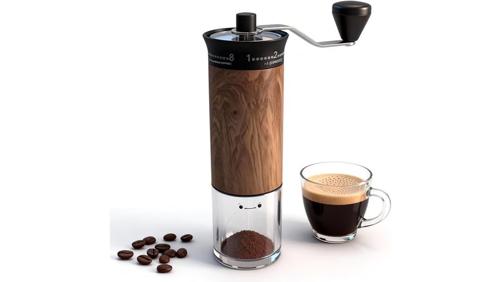 Coffee Grinders: Hand Crank vs Electric Travel Size—Best 15 mini grinder 56 settings