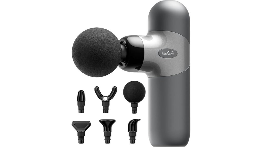 Best Travel Massage Guns (Mini Size) You’ll Want in Your Bag 15 mini gun six head four speed