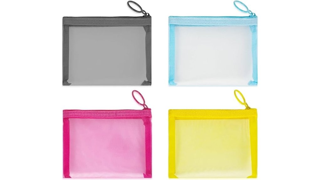 Best Travel Pouches for Tiny Treasures: Zip or Drawstring 5 mini mesh makeup pouches