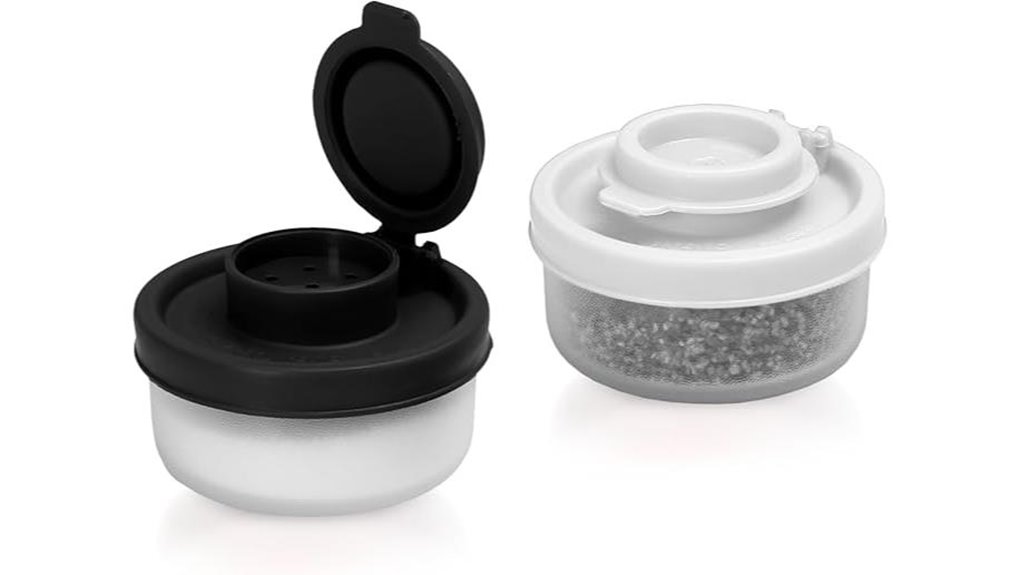 Top Mini salt/pepper shaker (sealed) That Keeps Seasoning Fresh 1 mini moisture proof salt shakers