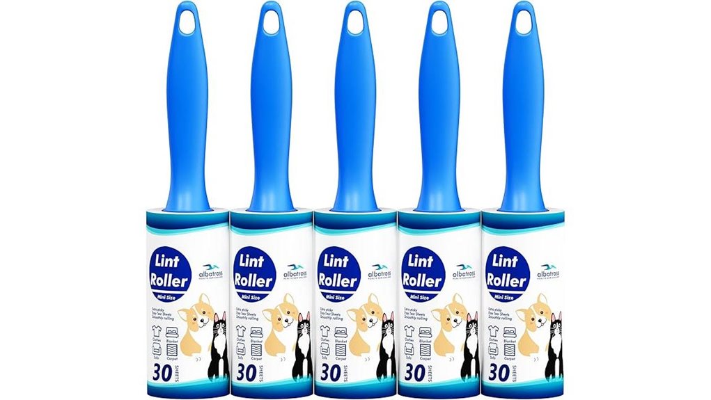 Best Lint Brushes for Travelers: Reusable or Sticky Choices 12 mini portable 150 sheet rollers
