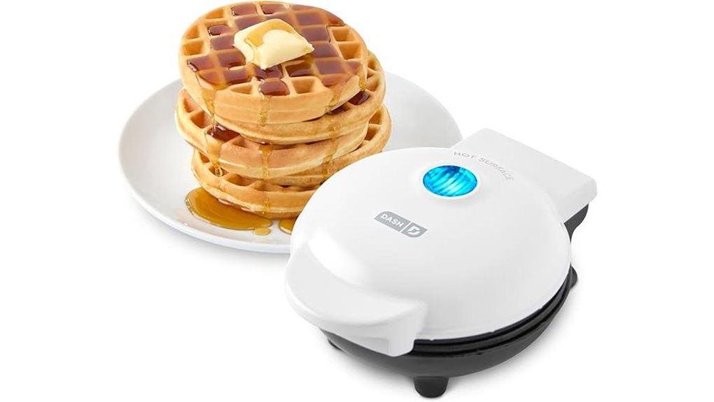 Best Waffle Maker (Mini) That Will Amaze Your Breakfast Routine 9 mini ptfe waffle maker