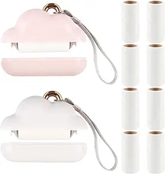 The Best Refillable Lint Rollers for Pet Hair (Travel Size) 3 mini reusable lint 300sheets