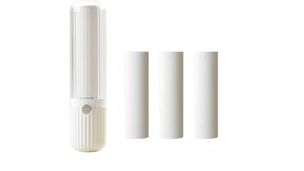 Compact Lint Rollers for Dark Coats: Refillable Picks Shine 14 mini reusable pocketlint 4rolls