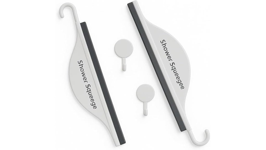 Mini Squeegees That Keep Your Travel Shower Floor Dry 8 mini shower hook squeegee