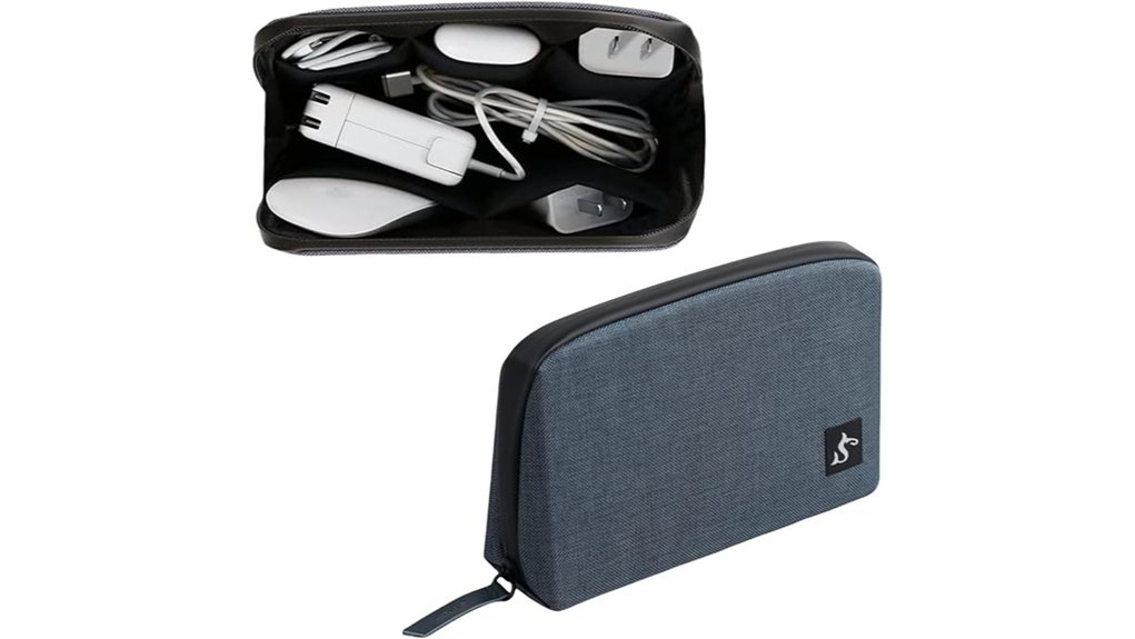 Must-Have Cable Organizer Cases Travelers Trust for Smooth Travel Tech 14 mini tech organizer pouch
