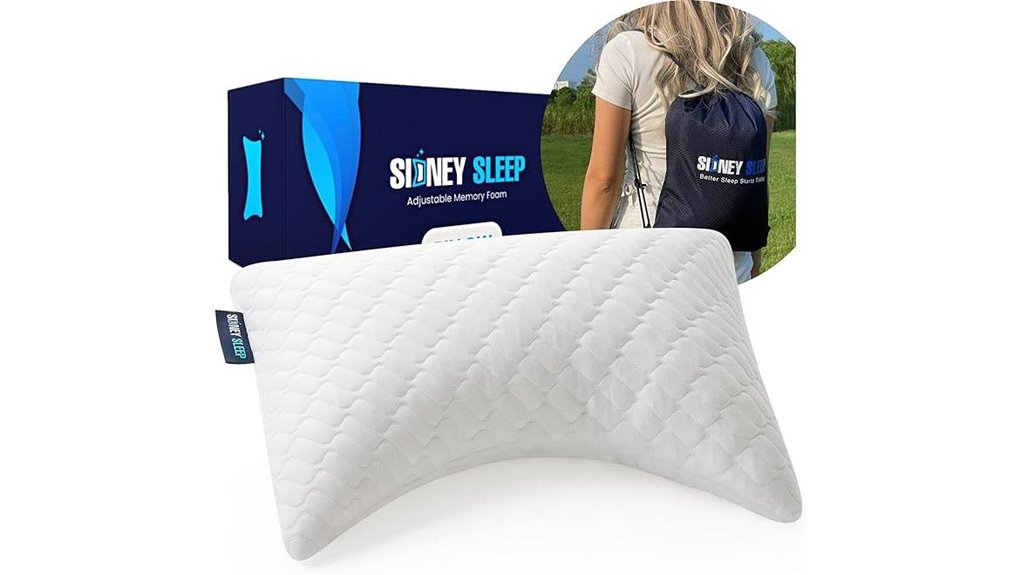 Travel Pillows for Side Sleepers: No Neck Strain 5 mini travel neck pillow