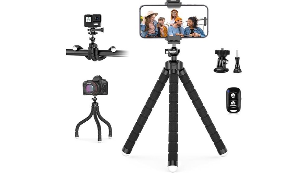 Best Flexible Tripods (GorillaPod Style) for OnTheGo Filming 2 mini tripod remote clip
