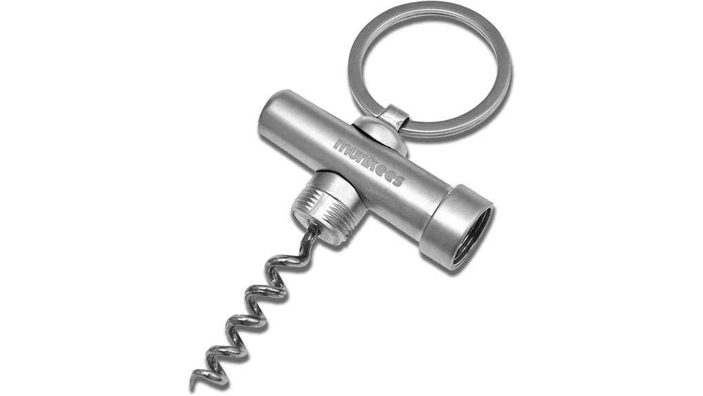 Best TSA‑Safe Portable Corkscrews for Travel 14 mini wine opener keychain