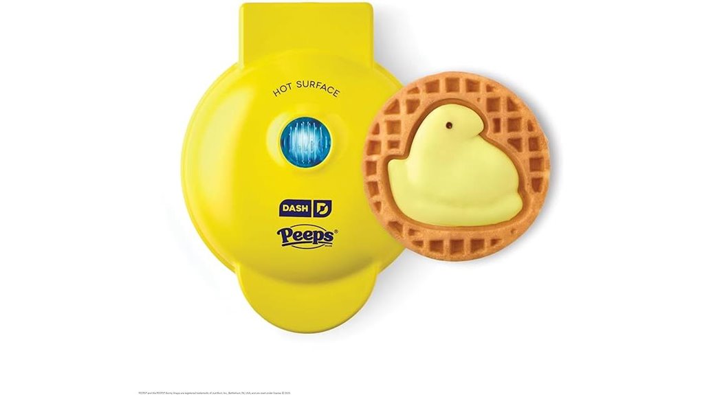 Best Waffle Maker (Mini) That Will Amaze Your Breakfast Routine 11 mini yellow chick maker