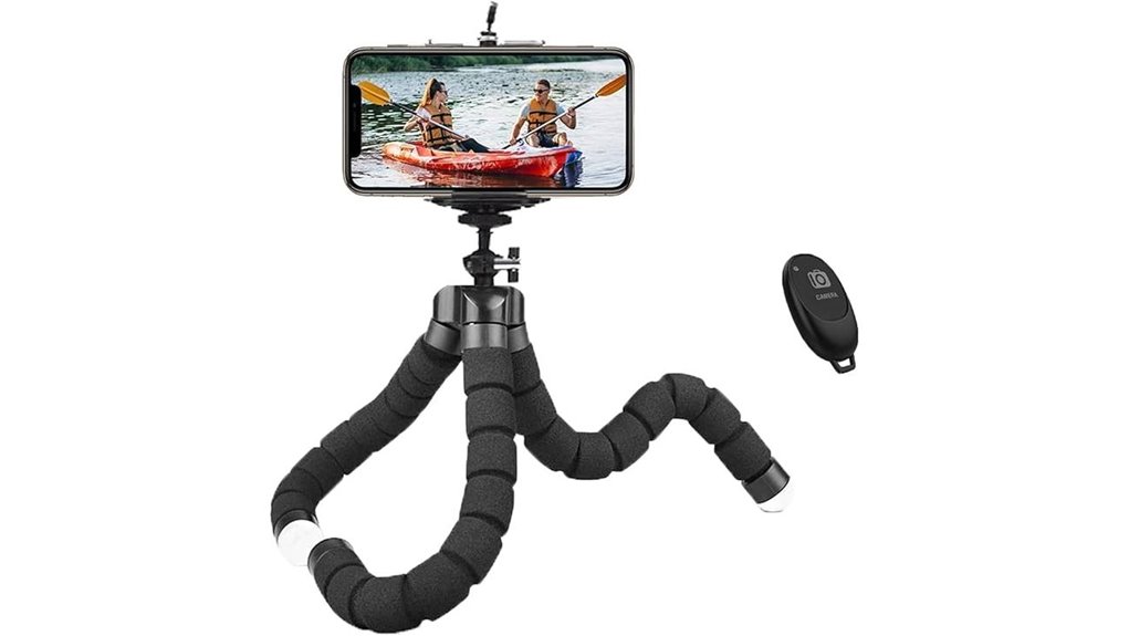 minitripod phone remote clamp