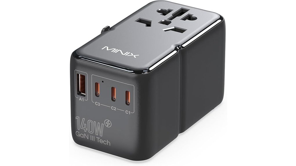 Top USB‑C GaN Chargers with EU/UK/US Plug Set (Modular) 9 minix 140w gan adapter