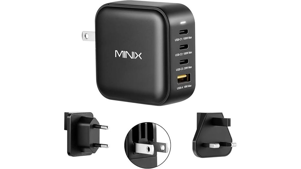 Top USB‑C GaN Chargers That Make Traveling Hassle‑Free 9 minix 4 port 100w gan