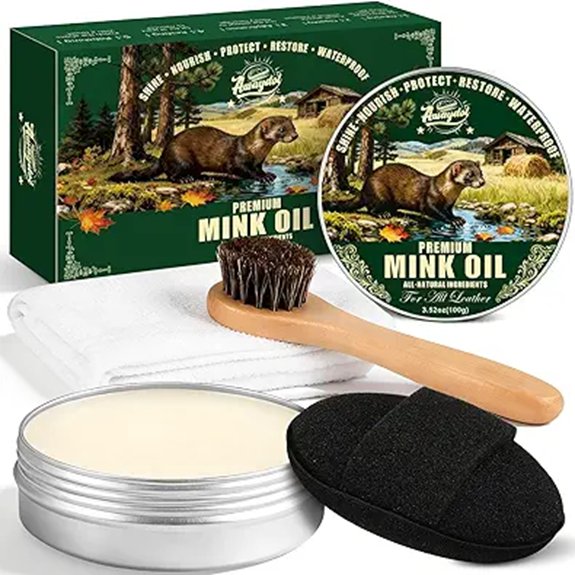 Top Leather Conditioners (Travel Size) Your Passport Will Love 5 mink oil leather care