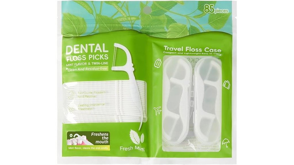 Travel Floss: Case, Picks, or String for Clean Teeth Anywhere 4 mint floss dual travel